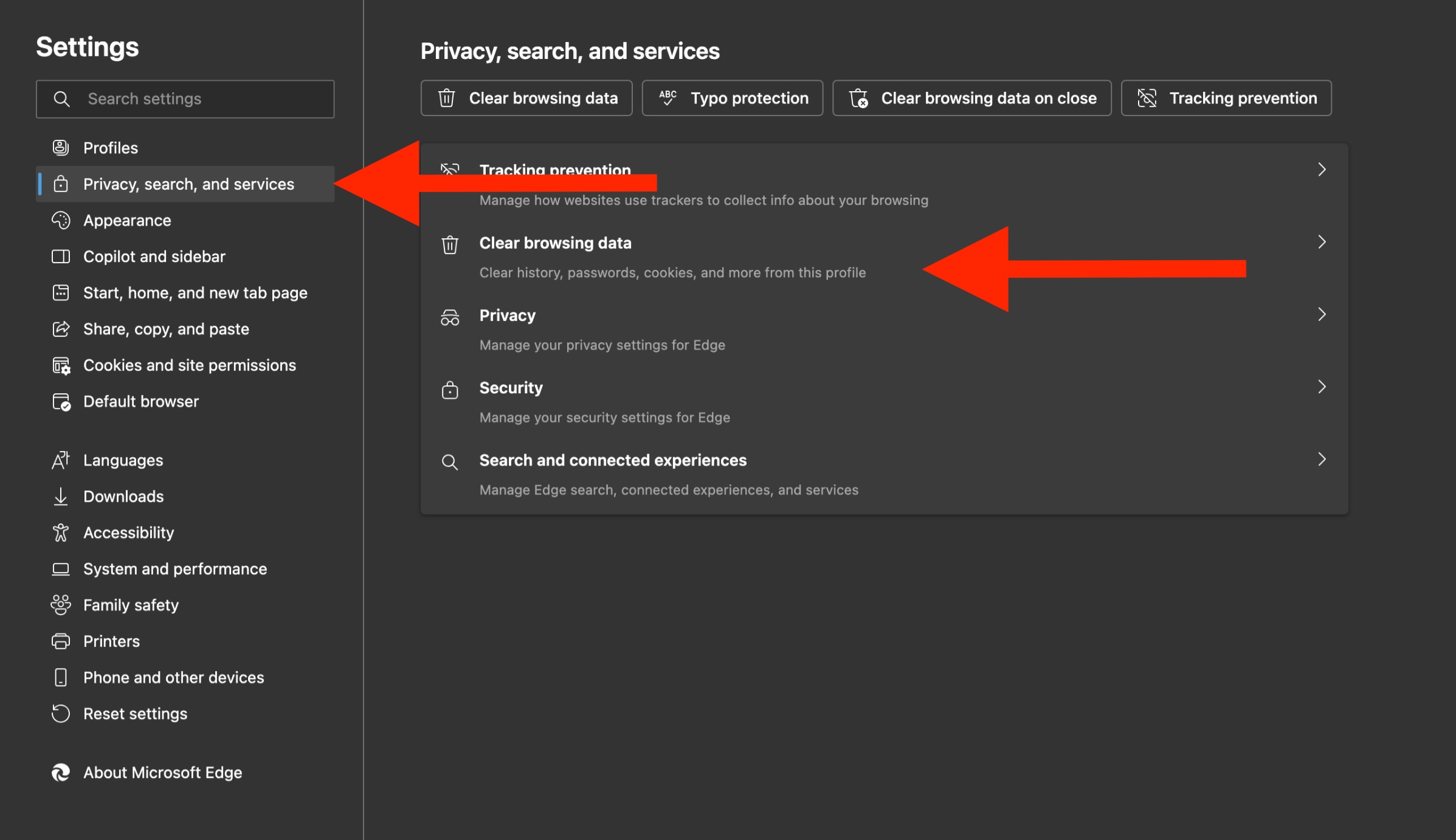How to Clear Cache in Microsoft Edge