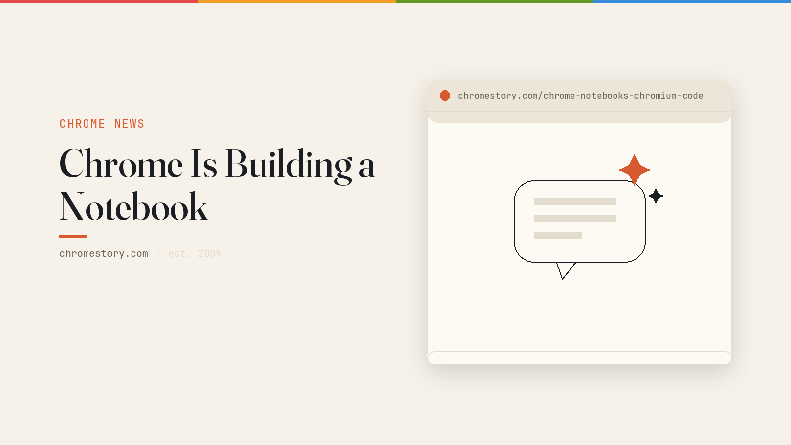 Google Notebook Story