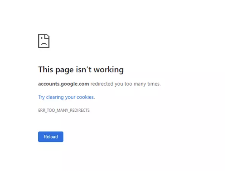 Fix ERR_TOO_MANY_REDIRECTS in Chrome: Cookie or Site?